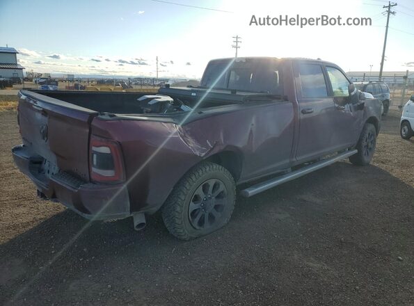 3C63R3JL8RG150192 2024 RAM 3500 Burgundy Tył prawy