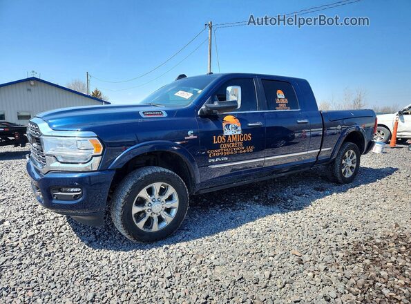 3C63R3PL9NG262436 2022 RAM 3500 Синий Передняя левая четверть