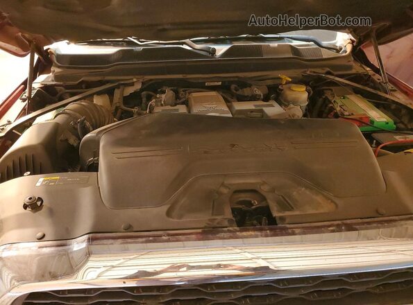3C63RRGL4MG666147 2021 RAM 3500 Красный Вид задней части салона