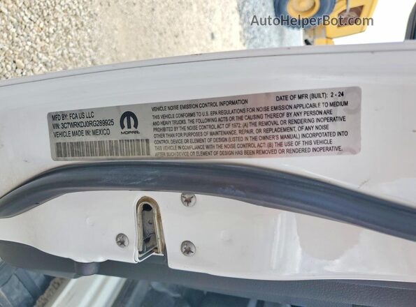 3C63RRGL7PG552275 2023 RAM 3500 Белый Вид подкапотного пространства