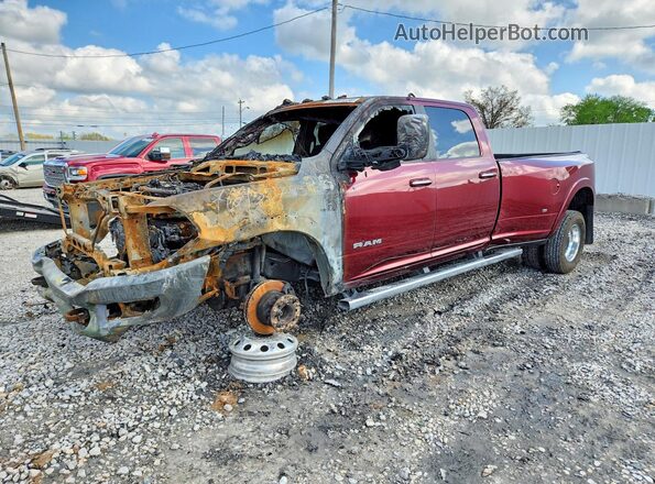 3C63RRJL2KG533117 2019 RAM 3500 Бордовый Передняя левая четверть