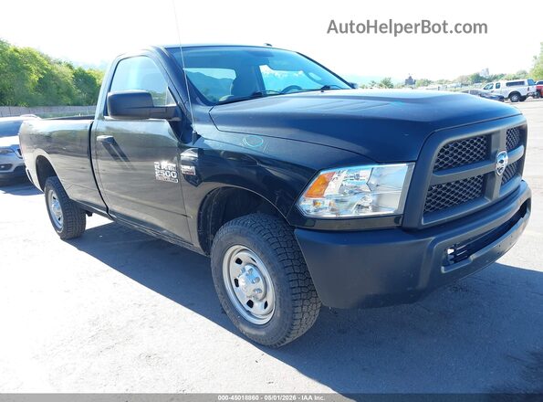 3C6LR4AT6JG320043 2018 RAM 2500 Черный Передняя правая четверть