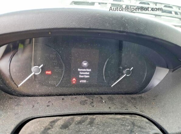 3C6LRVCG8PE551522 2023 RAM PROMASTER White Instrument cluster view