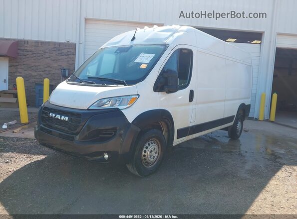 3C6LRVDG2SE507538 2025 RAM PROMASTER 2500 White Առջևի ձախ երեք քառորդ տեսարան