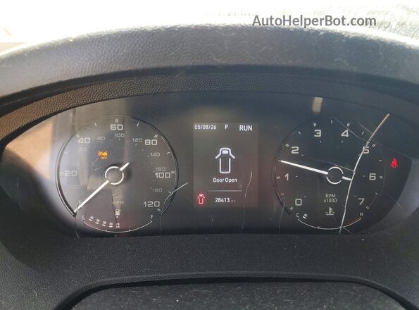 3C6LRVDG5SE518548 2025 RAM PROMASTER White Instrument cluster view