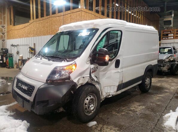 3C6LRVNG3ME567331 2021 RAM PROMASTER White წინა მარცხენა ხედი სამი მეოთხედიდან