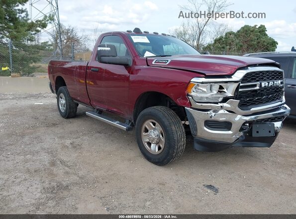 3C6MR5AJ4RG318635 2024 RAM 2500 Красный Передняя правая четверть