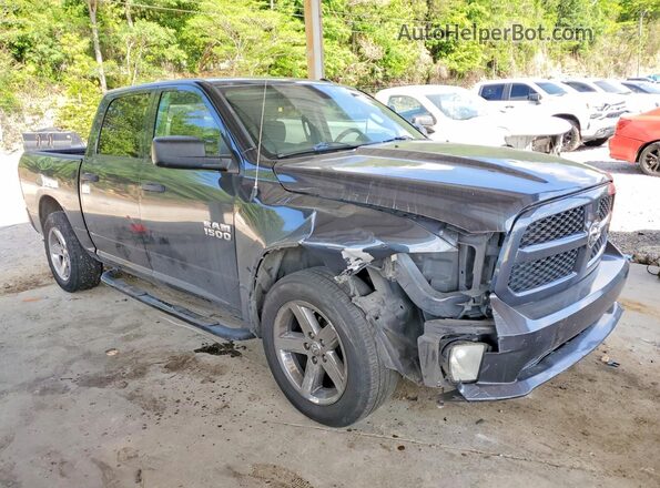 3C6RR6KG2JG195159 2018 RAM 1500 Черный Передняя правая четверть