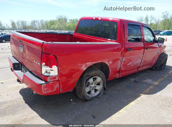 3C6RR7KT5GG345230 2016 RAM 1500 Красный Задняя правая четверть