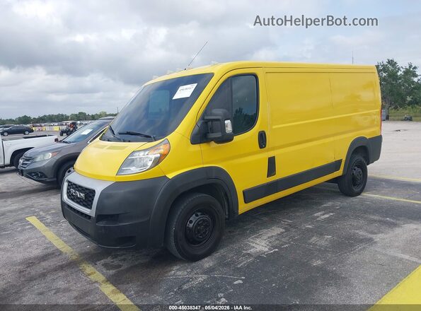 3C6TRVAG7LE127407 2020 RAM PROMASTER 1500 Желтый Передняя левая четверть