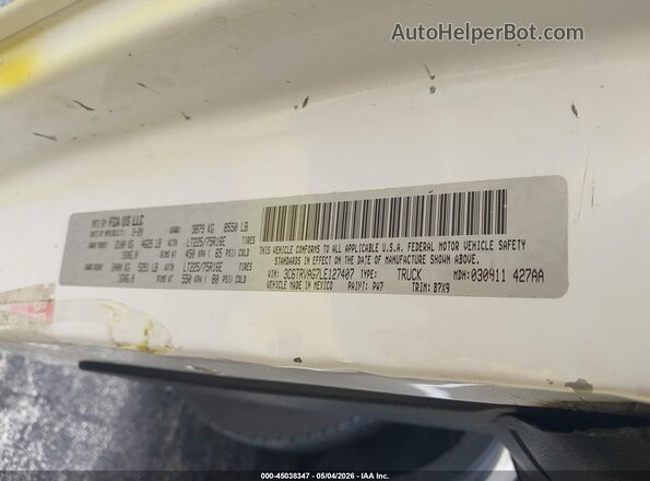 3C6TRVAG7LE127407 2020 RAM PROMASTER 1500 Желтый Вид подкапотного пространства