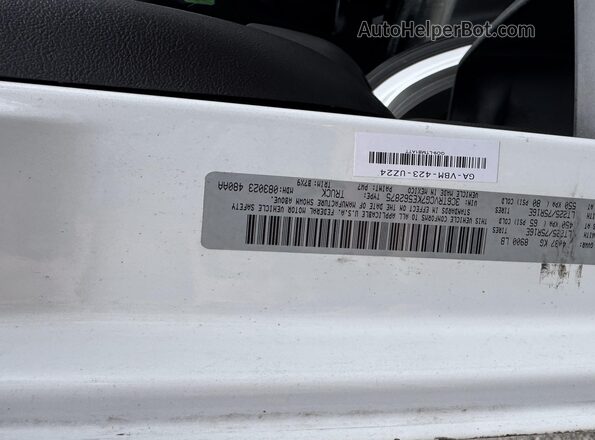 3C6TRVCG7KE562875 2019 RAM PROMASTER 2500 White Вид підкапотного простору