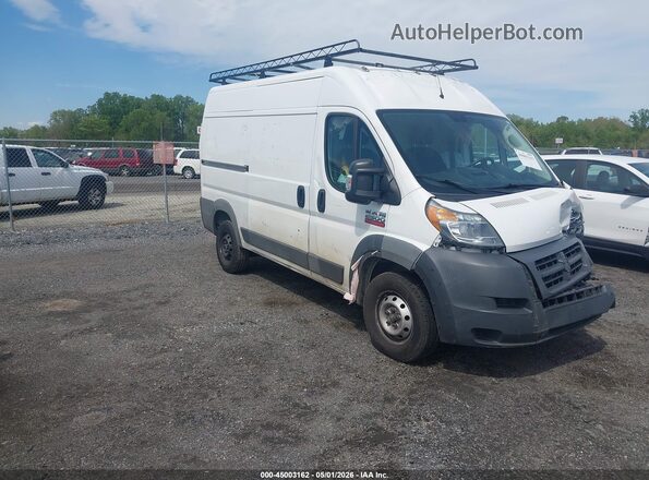 3C6TRVCG8JE138815 2018 RAM PROMASTER 2500 Белый Передняя правая четверть
