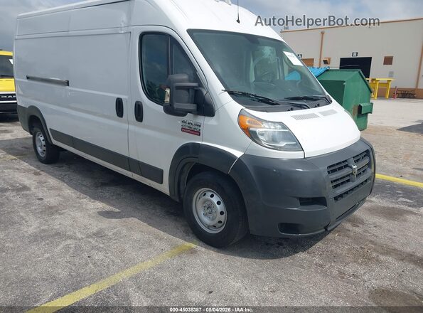 3C6TRVDG2HE553203 2017 RAM PROMASTER 2500 Белый Передняя правая четверть