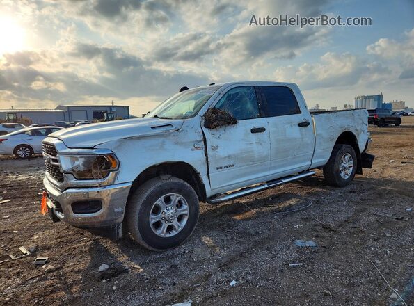 3C6UR5DL4PG654098 2023 RAM 2500 White Առջևի ձախ երեք քառորդ տեսարան