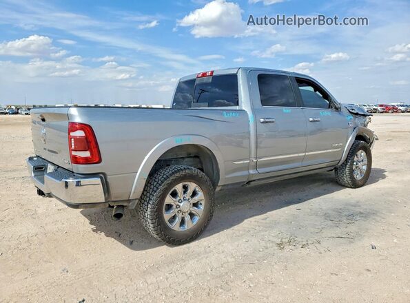 3C6UR5SL2NG124776 2022 RAM 2500 Серебряный Задняя правая четверть