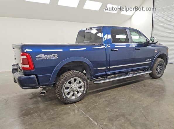 3C6UR5SL5MG678375 2021 RAM 2500 Синий Задняя правая четверть