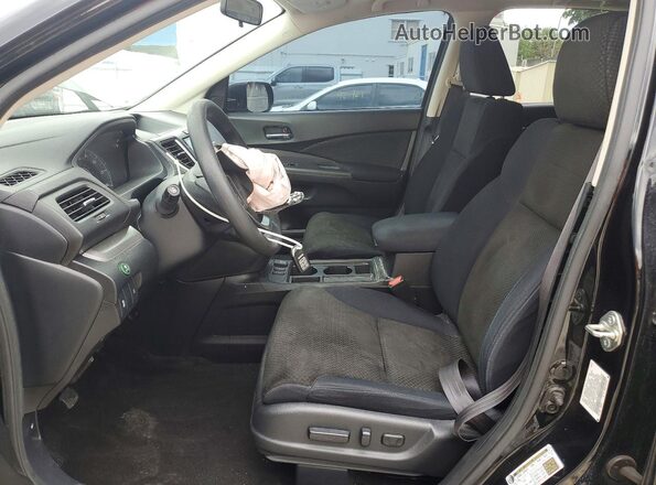 3CZRM3H52GG706674 2016 HONDA CR-V Black წინა სალონის ხედი