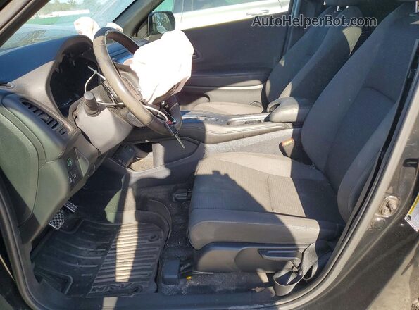 3CZRU5H10MM720837 2021 HONDA HR-V Черный Вид салона спереди