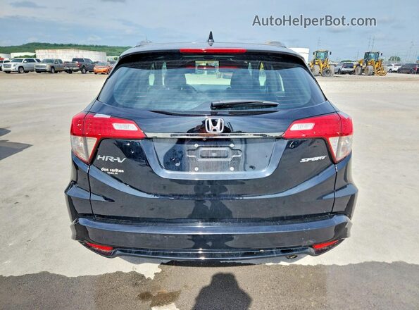 3CZRU5H13LM710320 2020 HONDA HR-V Black Rear view