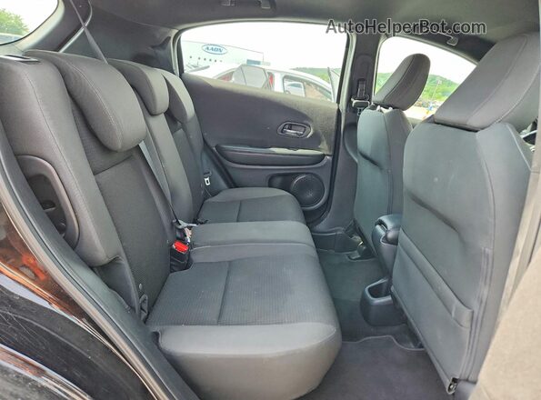 3CZRU5H13LM710320 2020 HONDA HR-V Black Rear seats view