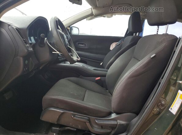 3CZRU5H30HM724555 2017 HONDA HR-V Зеленый Вид салона спереди