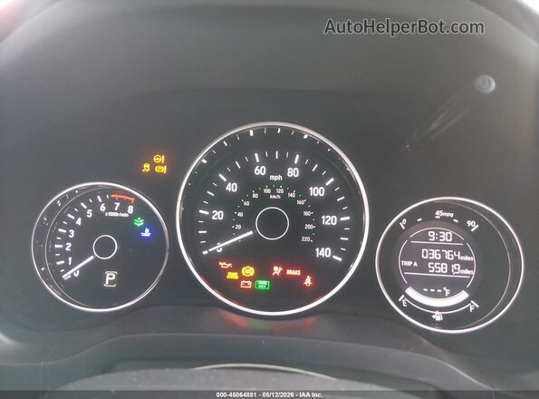 3CZRU5H31MM730777 2021 HONDA HR-V Silver Widok tylnych siedzeń