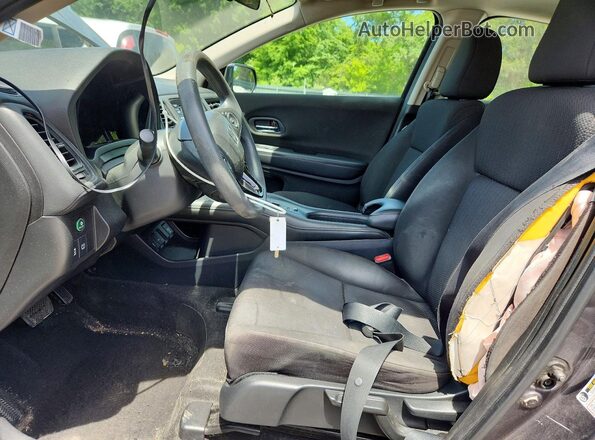 3CZRU5H37HM700575 2017 HONDA HR-V Gray Widok wnętrza z przodu