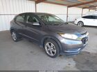 2018 Honda Hr-v Lx Gray vin: 3CZRU5H3XJG700266