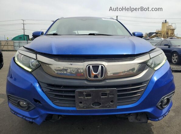 3CZRU5H55MM733988 2021 HONDA HR-V Blue Դիմացի տեսք