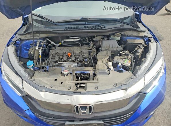 3CZRU5H55MM733988 2021 HONDA HR-V Blue Շարժիչի բաժամունքի տեսք