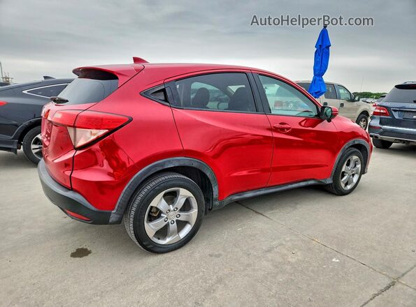 3CZRU5H57HM710329 2017 HONDA HR-V Красный Задняя правая четверть