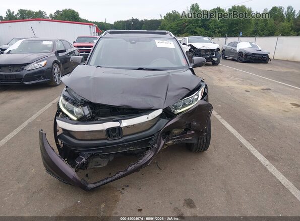 3CZRU5H57KM714596 2019 HONDA HR-V Темно-бордовый Вид задней части салона