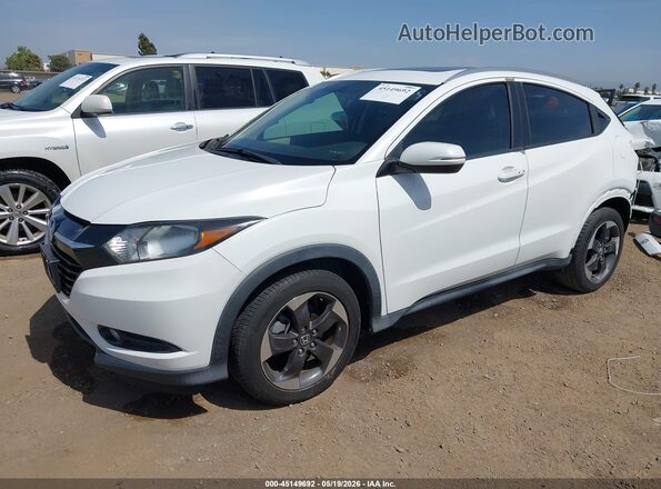 3CZRU5H72JM702906 2018 HONDA HR-V Белый Передняя левая четверть