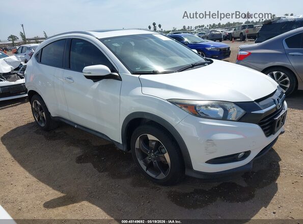 3CZRU5H72JM702906 2018 HONDA HR-V Белый Передняя правая четверть