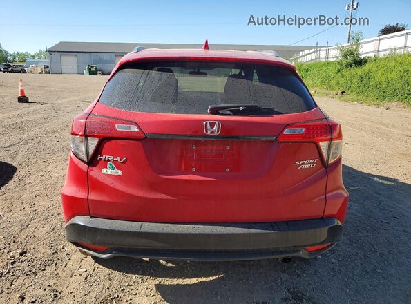 3CZRU6H11NM747844 2022 HONDA HR-V Red უკანა ხედი
