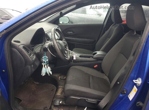 3CZRU6H13MM718974 2021 HONDA HR-V Blue Vista interior delantera