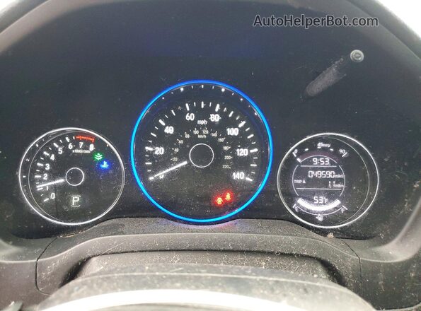 3CZRU6H13MM718974 2021 HONDA HR-V Blue Vista del cuadro de instrumentos