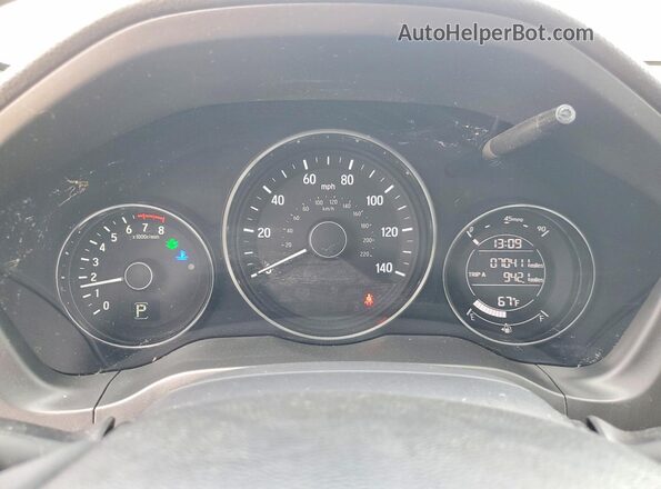 3CZRU6H14LM735927 2020 HONDA HR-V Серебряный Вид щитка приборов
