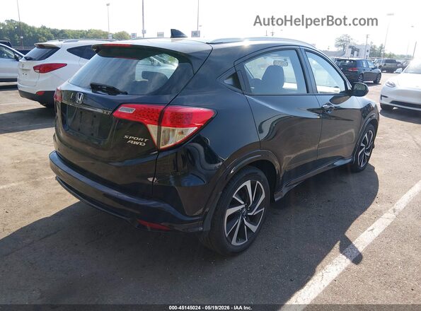 3CZRU6H15LG700330 2020 HONDA HR-V Черный Задняя правая четверть
