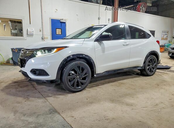 3CZRU6H18MM725614 2021 HONDA HR-V Белый Передняя левая четверть
