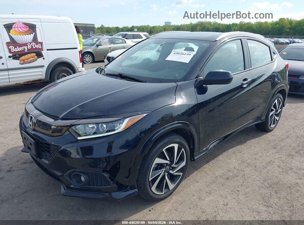 3CZRU6H19LG700458 2020 HONDA HR-V Черный Передняя левая четверть