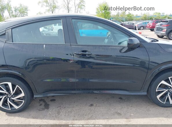3CZRU6H19LG700458 2020 HONDA HR-V Черный Вид задней части салона