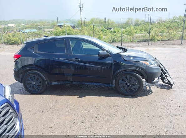 3CZRU6H19MM725945 2021 HONDA HR-V Black Вид задньої частини салону