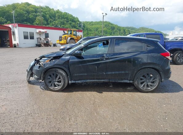 3CZRU6H19MM725945 2021 HONDA HR-V Black Панорамний вид салону 360°
