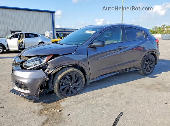 3CZRU6H19NM704448 2022 HONDA HR-V Gray Передня ліва чверть