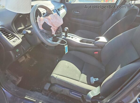 3CZRU6H30MM741209 2021 HONDA HR-V Gray Front interior view