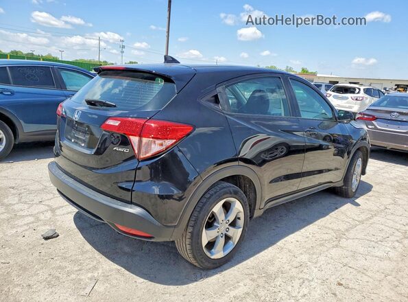3CZRU6H32HG706885 2017 HONDA HR-V Black Задня права чверть