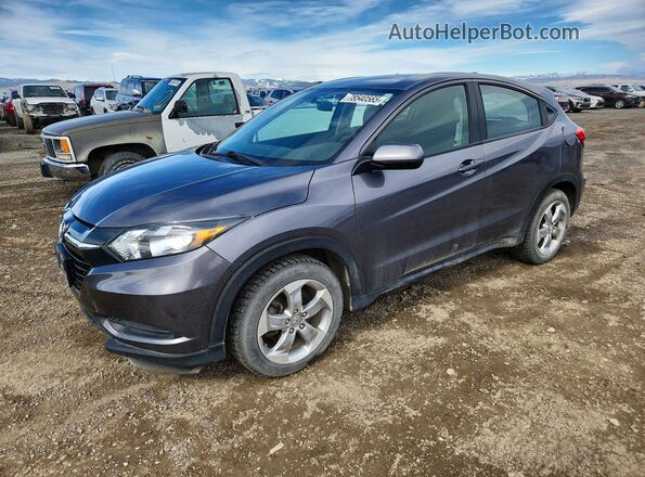3CZRU6H33HG707608 2017 HONDA HR-V Gray Передня ліва чверть