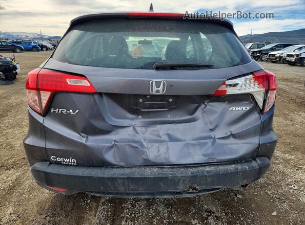 3CZRU6H33HG707608 2017 HONDA HR-V Gray Вид ззаду